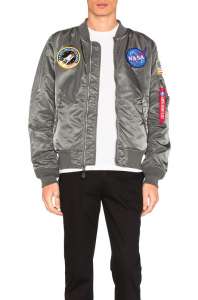  L-2B NASA Flight Jacket Alpha Industries (gun metal) - 