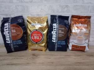  Lavazza ( Oro, Super Crema, Grand Espresso, Crema e Aroma ) - 