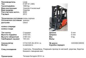  Linde E16P