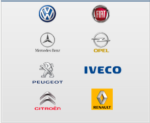  Meredes/Volkswagen/Opel/Renault/Iveco/Peugeot/Ford
