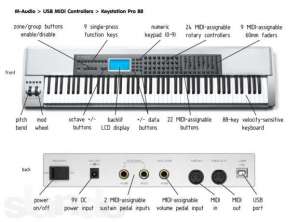  midi- M-Audio Keystation Pro 88