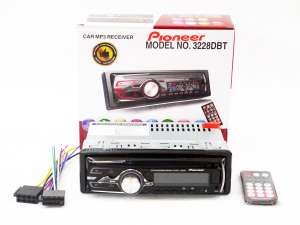  Pioneer 3228 DBT Bluetooth, MP3, FM, USB, SD, AUX - RGB    500 