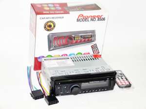  Pioneer 8506 DBT Bluetooth, MP3, FM, USB, SD, AUX - RGB    500 