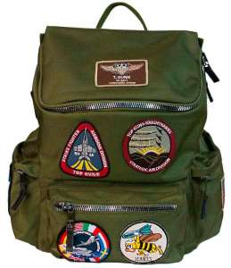  Top Gun backpack with patches ()