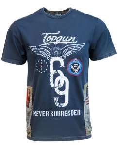  Top Gun Flags Tee (navy) - 