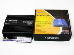  X-8000USB - Bluetooth, USB,FM,MP3! 2800W 4  675 .