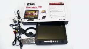 10 Портативный TV Opera 1001 USB+SD + батарея 1295 грн - оголошення