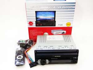 1din  Pioneer 7120 - 7" + USB + Bluetooth -    1920 .