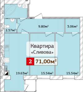 2 кімнатна квартира у новобудові ЖК “Полісся 2” - оголошення