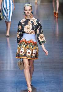 2013 последняя весна и лето D & G платье