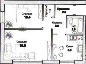 2-х комнатная квартира на мансарде в хорошем районе Ирпеня