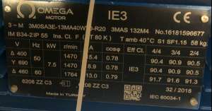 3M0SA3E-13MA40BT0 Omega-Motor - 
