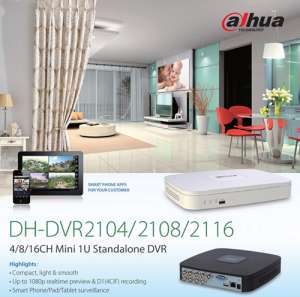 4-  Dahua DH-DVR2104