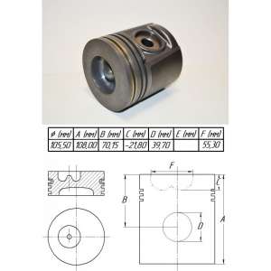 4115P016 Поршень (1 ремонт) на Perkins 1104 - оголошення