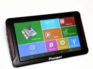 7''  Pioneer 718 - GPS+ 4+ 8Gb+ Android 1530 .