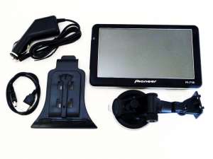 7 GPS  Pioneer 718 - 8gb 800mhz 256mb IGO+Navitel+CityGuide 1115 .