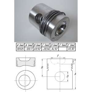 86940 Поршень на Perkins 4.248 - оголошення