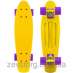 Скейтборд скейт Penny Board желтый (Пенни борд): 6 цветов (лонгборд)