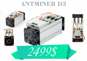 Asic Antminer D3 (   Dashcoin) - 