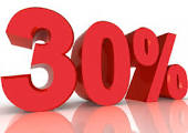 C 30%     ! - 