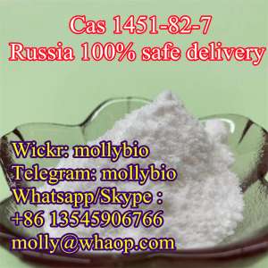 Cas1451-82-7 supplier,Cas1451-82-7 safe delivery Russia,Cas1451-82-7 BK4 Telegram:mollybio