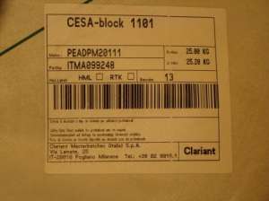 CESA TM-block 1101  Clariant Masterbatches (Italia) S.p.A.