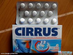 Cirrus pseuduefedrine 120mg tab