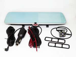 DVR CSZ-C33 Зеркало с видео регистратором с ТРЕМЯ камерами. 5" Сенсорный экран 1165 грн. - объявление