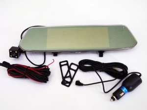 DVR L1007 Full HD Зеркало с видео регистратором с камерой заднего вида. 7" Сенсорный экран 1175 грн. - объявление