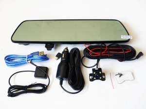 DVR V17 Зеркало регистратор, 7 сенсор, 2 камеры, GPS навигатор, WiFi, 8Gb, Android, 3G 2090 грн. - оголошення