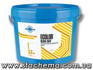 ECOLOR BLOCK COAT - средство для нейтрализации пятен на стенах и потолках. - оголошення