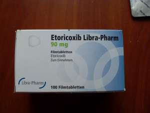 Etoricoxib (АРКОКСИЯ) - препарат нового поколения НПВП 90 мг