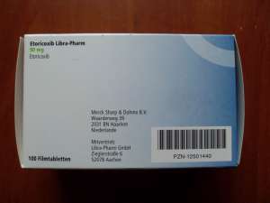 Etoricoxib (АРКОКСИЯ) - препарат нового поколения НПВП 90 мг