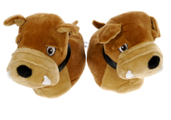 F01-870039, Тапки домашние детские, детский, коричневый - объявление