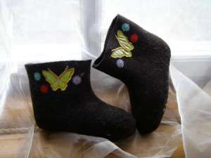 felt boots,  -   