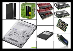 HDD, SSD,    USB flash