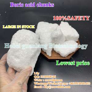 High purity 99% Boric acid chunks (lily whatsapp +8619930501653