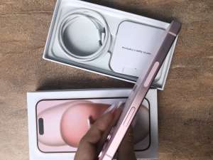 iPhone 15   128 Pink Neverlock Esim    !!