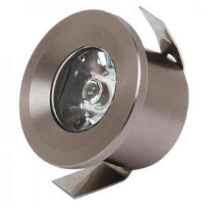 LED Светильник точечный HOROZ ELECTRIC (круг) мат.хром MONICA 1W 4200K 80Lm d-33мм - оголошення