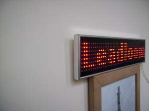 LED- панель «бегущая строка» 500х115 мм - оголошення