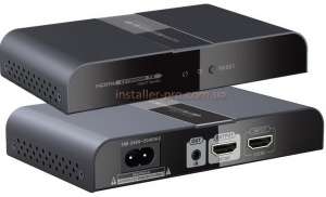 LKV380Pro HDMI удлинитель по электросети 300 м с ИК - объявление