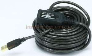 Monoprice USB 2.0 активный кабель 10 м штекер - гнездо