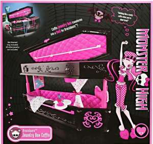 Monster High    JEWELERY BOX COFFIN DRACULAURA 540  