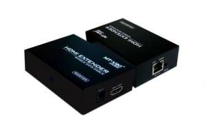 MT-ED06 - HDMI удлинитель по одному кабелю витой пары RJ45 кабель Cat5e/6, длиняет до 100 м, разрешение 1080p HD 2048 * 1440 - объявление
