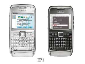 Nokia E71 ��������� ������ - ����������