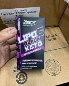 Nutrex Lipo-6 Black Keto, 30  -   