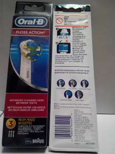 Oral-b FLOSS ACTION 3шт, Оригинал, Только Высокое качество