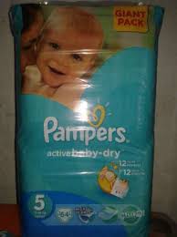 Pampers Active Baby. "Giant Pack" 