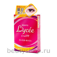 Rohto Lycee – Это Женские нежные, освежающие, противовоспалительные глазные капли. - объявление