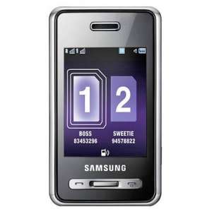 Samsung D980 Dual Sim Black - 